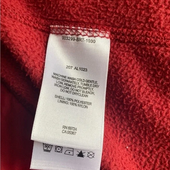 🌟 Columbia Lined Zip Front Red Vest, Sz XL Women’s lightweight technical - Picture 9 of 14